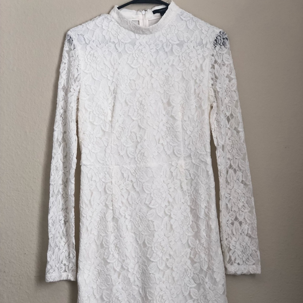Cream Lace Dress